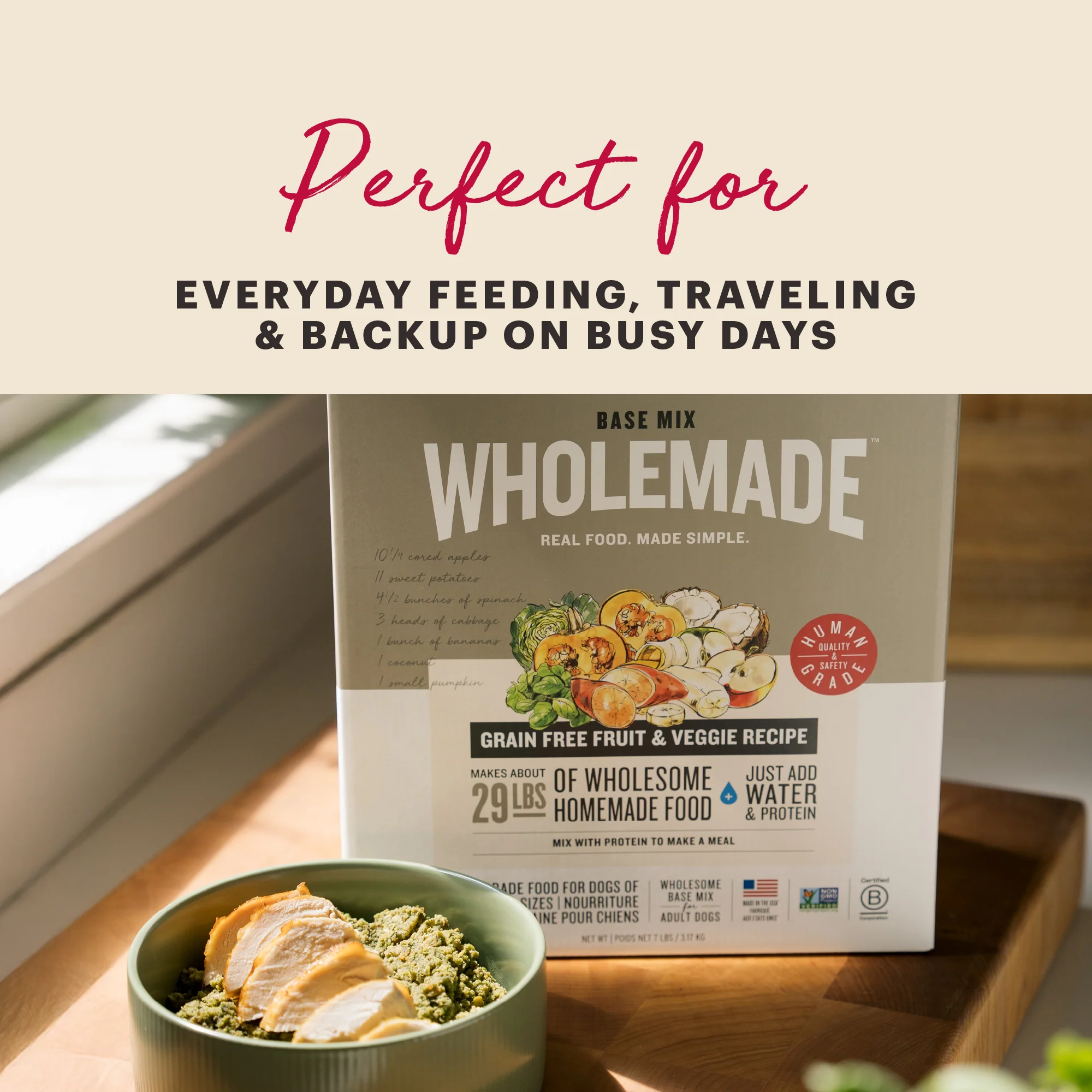 Wholemade Grain Free Veggie, Nut & Seed Base Mix - Image 8