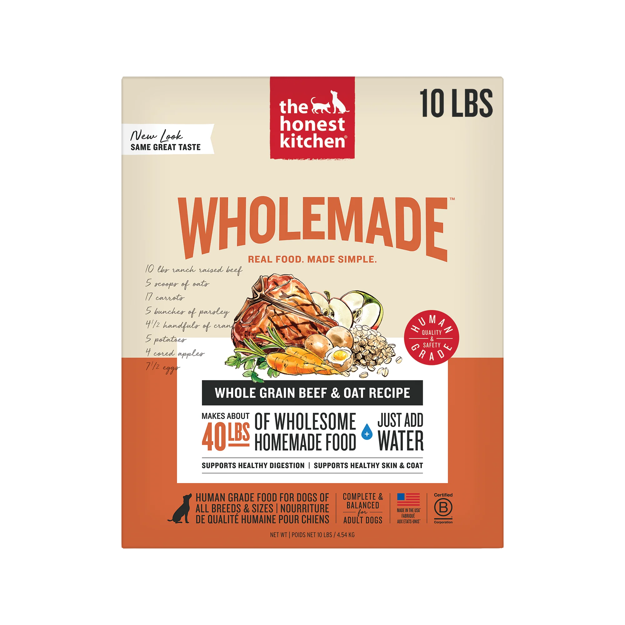 Wholemade Whole Grain Beef & Oat