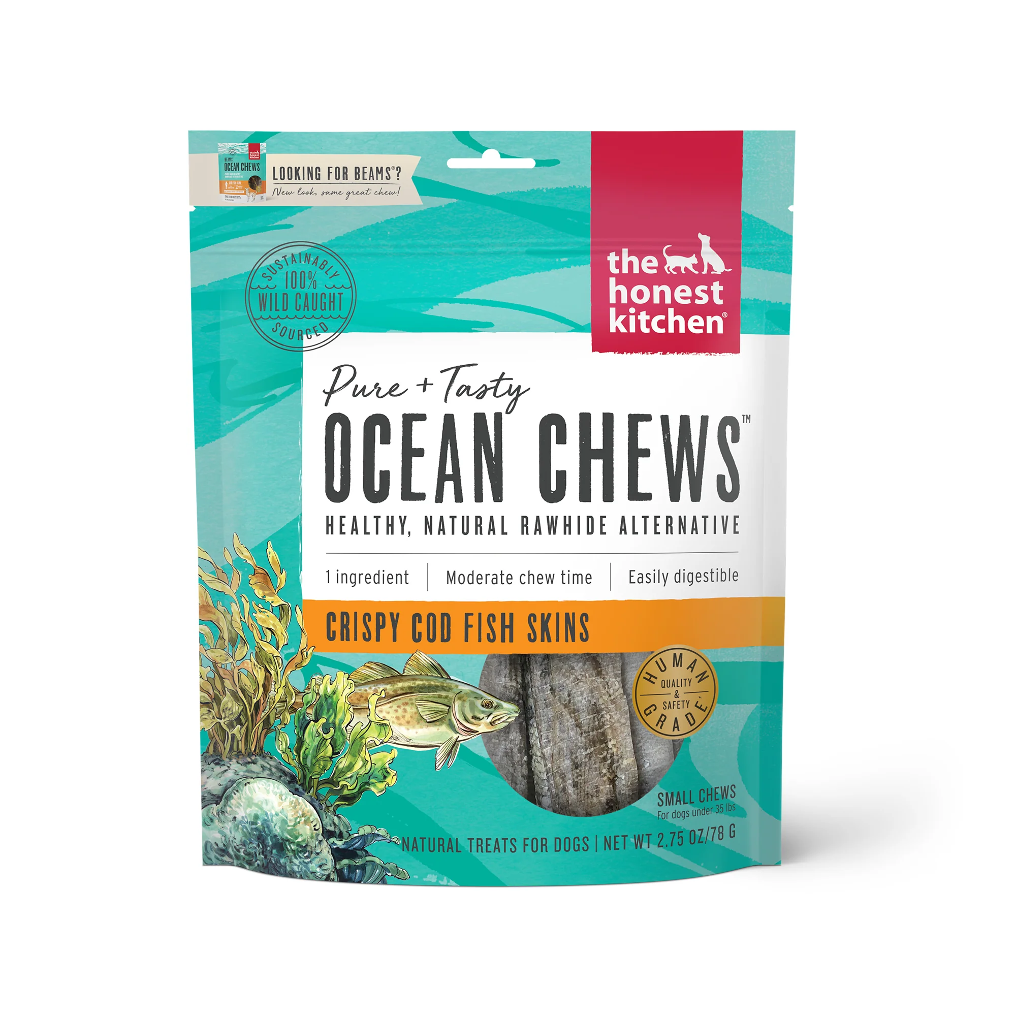 Ocean Chews Crispy Cod Fish Skins Beams - Image 8